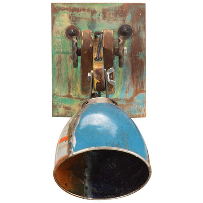 vidaXL Wall Lamp Industrial Style Multicolour Round E27