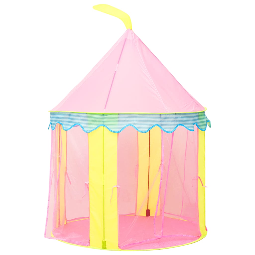 vidaXL Children Play Tent Pink 100x100x127 cm