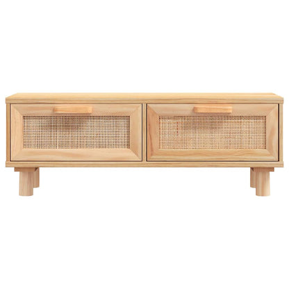 vidaXL Coffee Table Brown 80x40x30 cm Engineered Wood&Solid Wood Pine