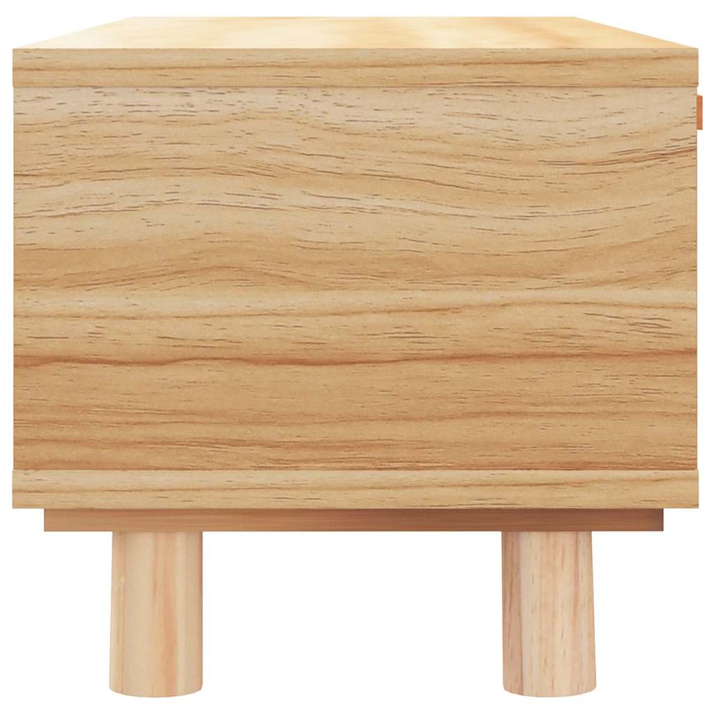 vidaXL Coffee Table Brown 80x40x30 cm Engineered Wood&Solid Wood Pine