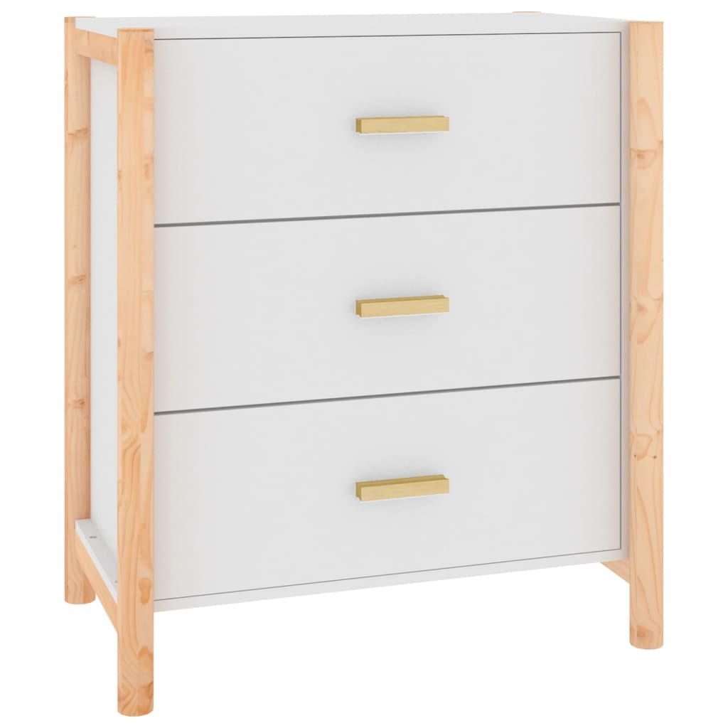 vidaXL Sideboard White 62x38x70 cm Engineered Wood