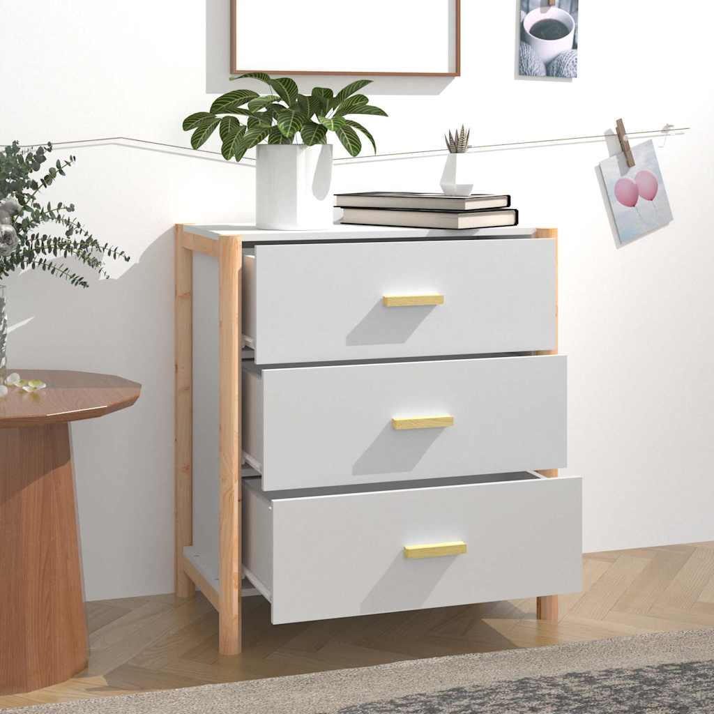 vidaXL Sideboard White 62x38x70 cm Engineered Wood