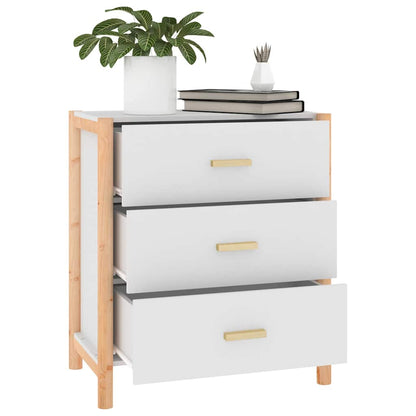 vidaXL Sideboard White 62x38x70 cm Engineered Wood