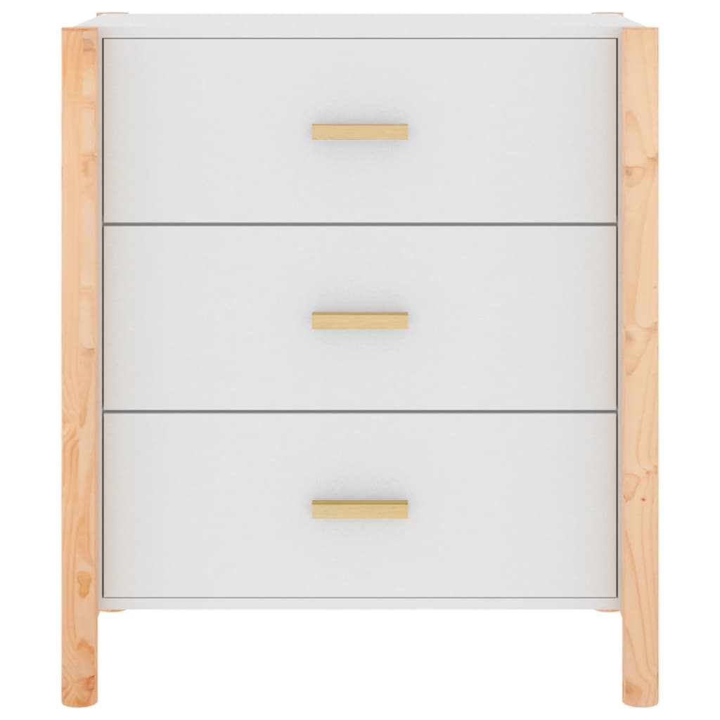 vidaXL Sideboard White 62x38x70 cm Engineered Wood