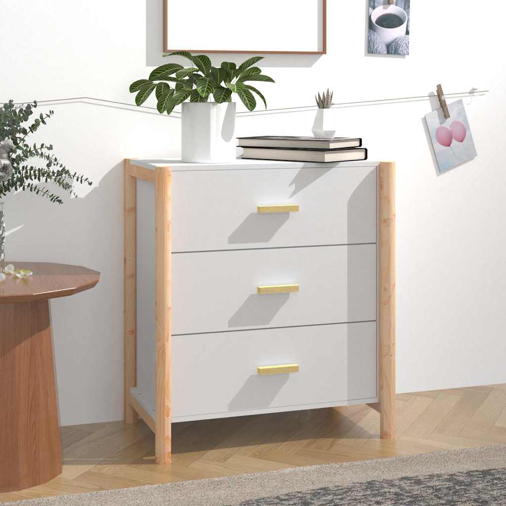 vidaXL Sideboard White 62x38x70 cm Engineered Wood