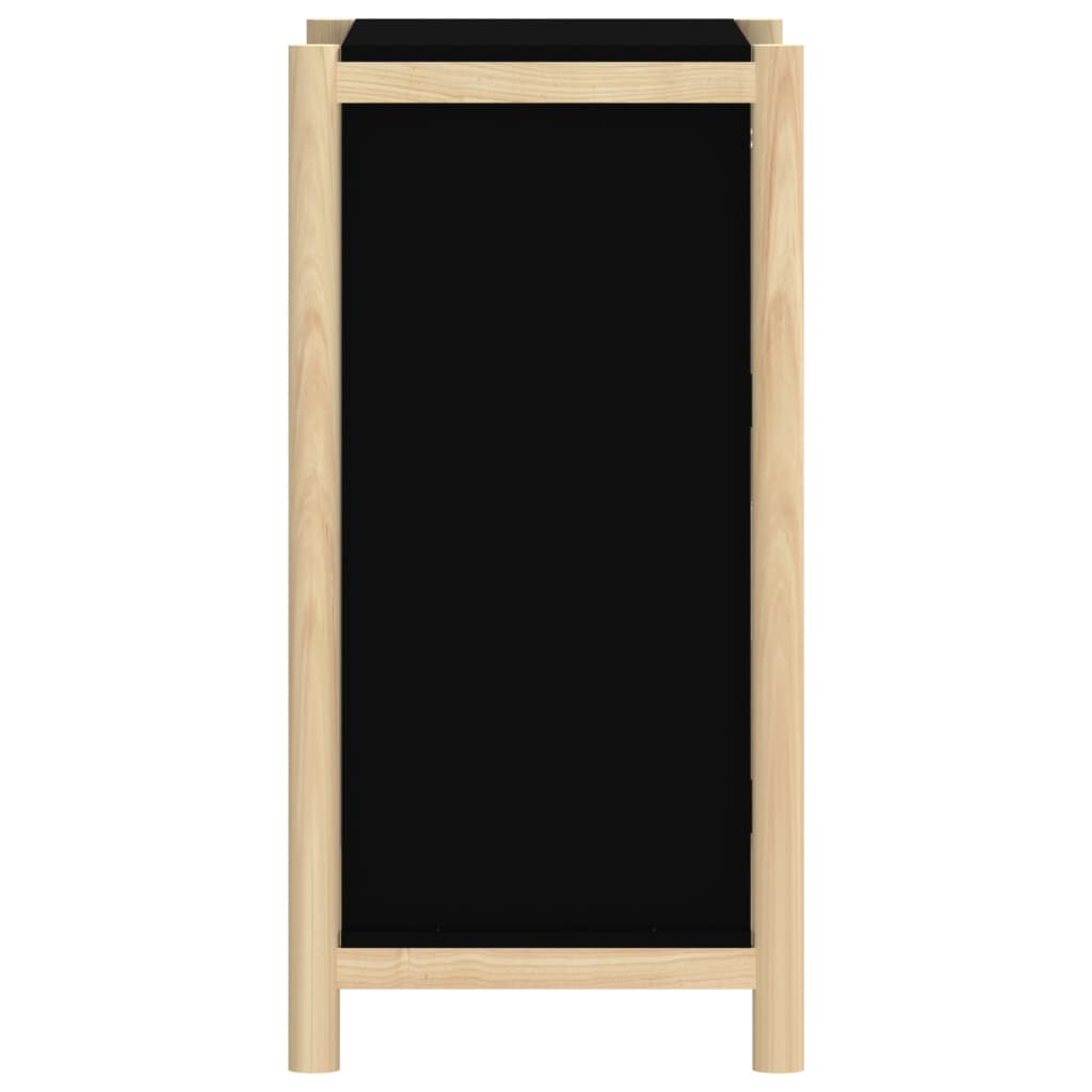vidaXL Sideboard Black 62x38x75 cm Engineered Wood