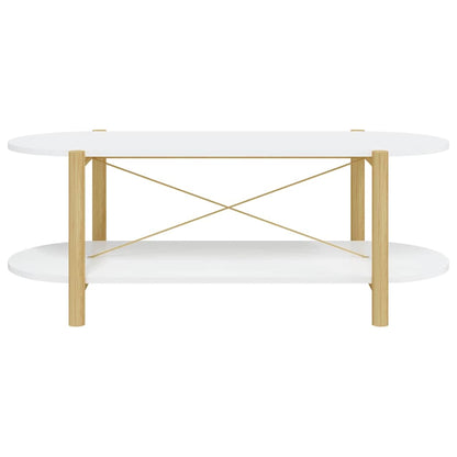 vidaXL Coffee Table White 110x48x40 cm Engineered Wood