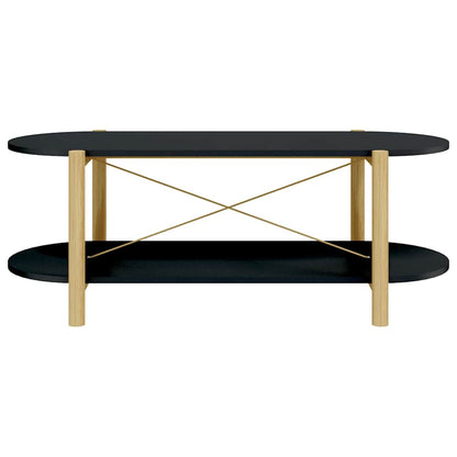 vidaXL Coffee Table Black 110x48x40 cm Engineered Wood