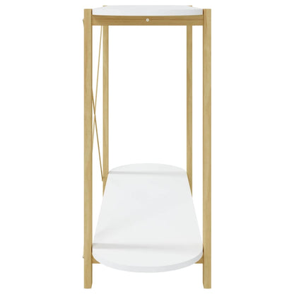 vidaXL Console Table White 110x38x75 cm Engineered Wood