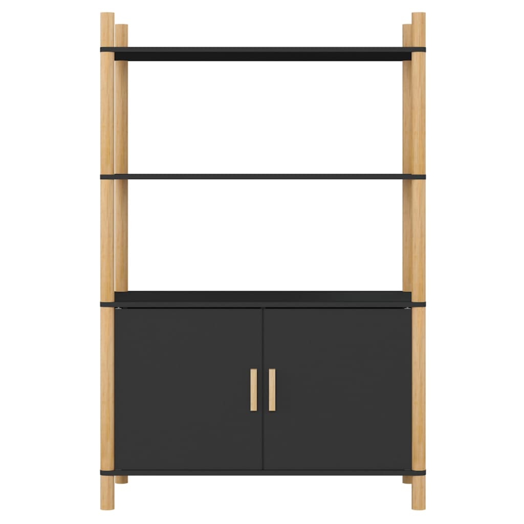 vidaXL Highboard Black 80x40x121 cm Engineered Wood
