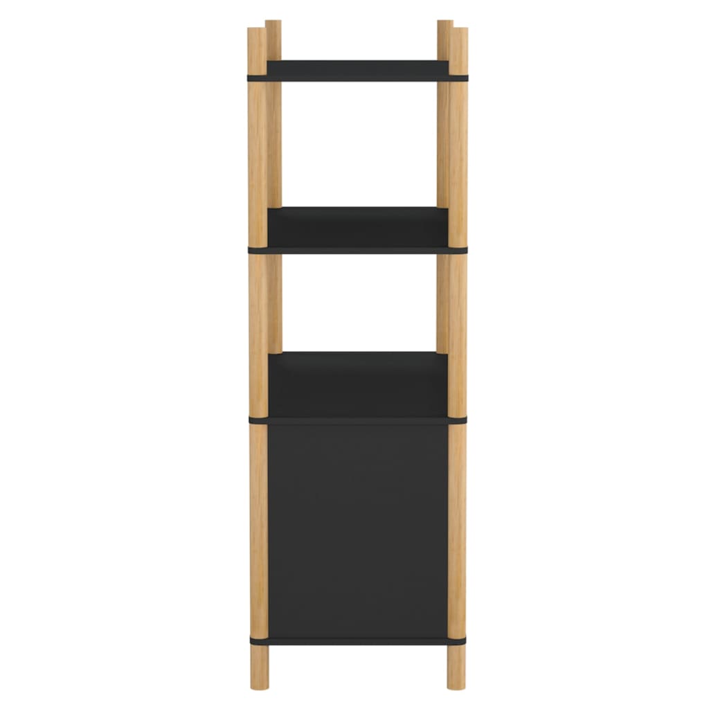 vidaXL Highboard Black 80x40x121 cm Engineered Wood
