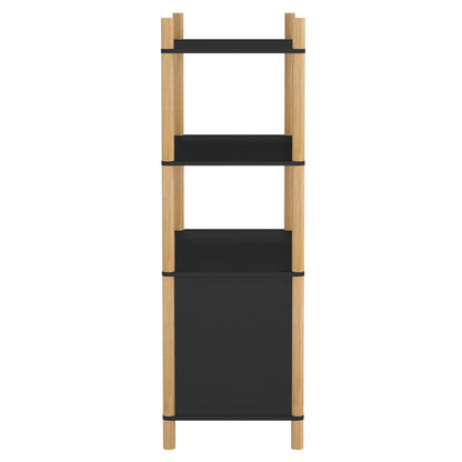 vidaXL Highboard Black 80x40x121 cm Engineered Wood