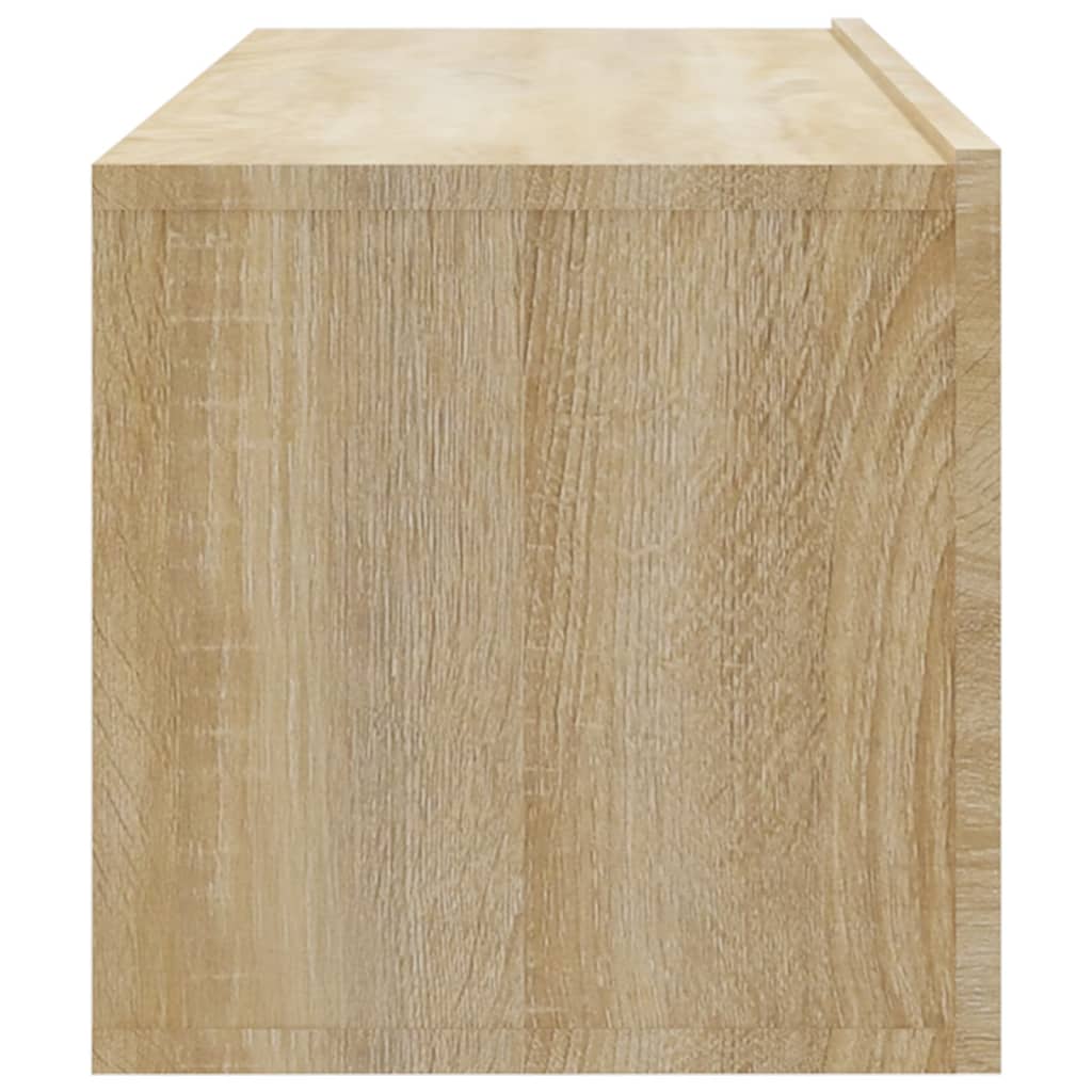 vidaXL Wall TV Cabinets 4 pcs Sonoma Oak 100x30x30 cm
