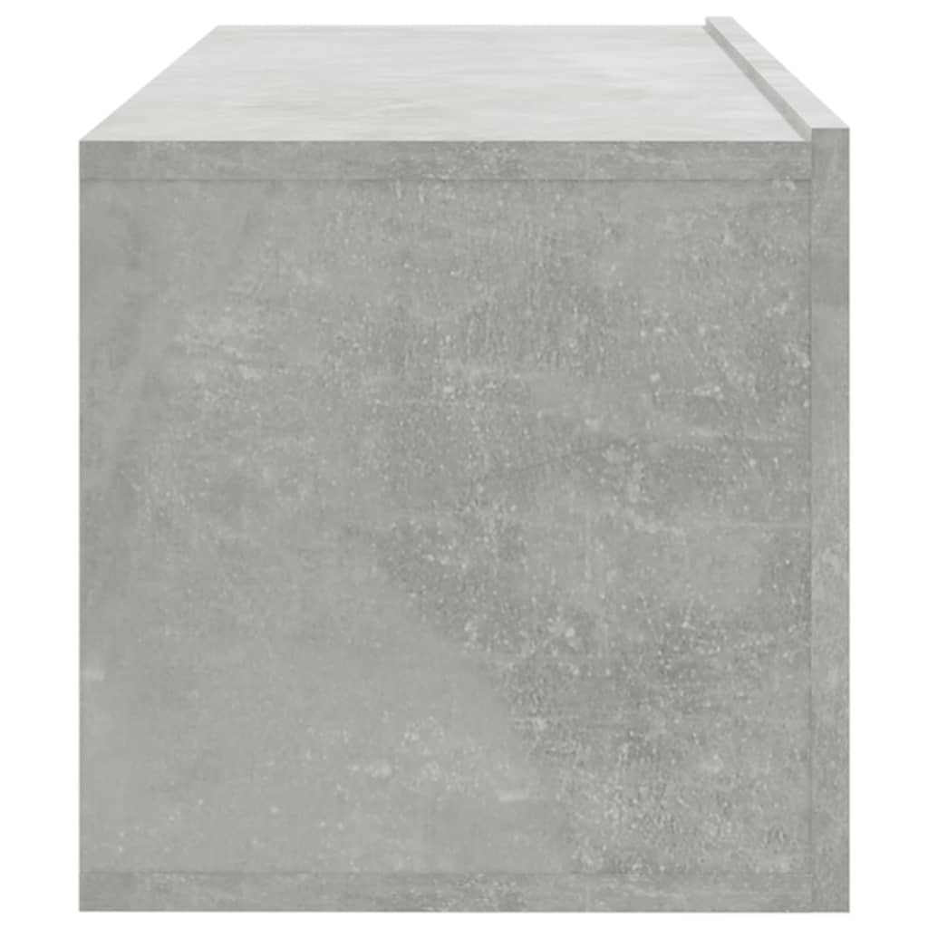 vidaXL Wall TV Cabinets 4 pcs Concrete Grey 100x30x30 cm