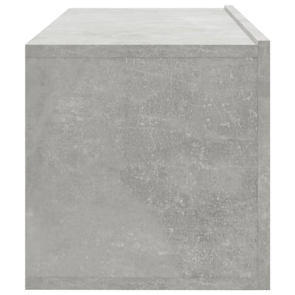 vidaXL Wall TV Cabinets 4 pcs Concrete Grey 100x30x30 cm