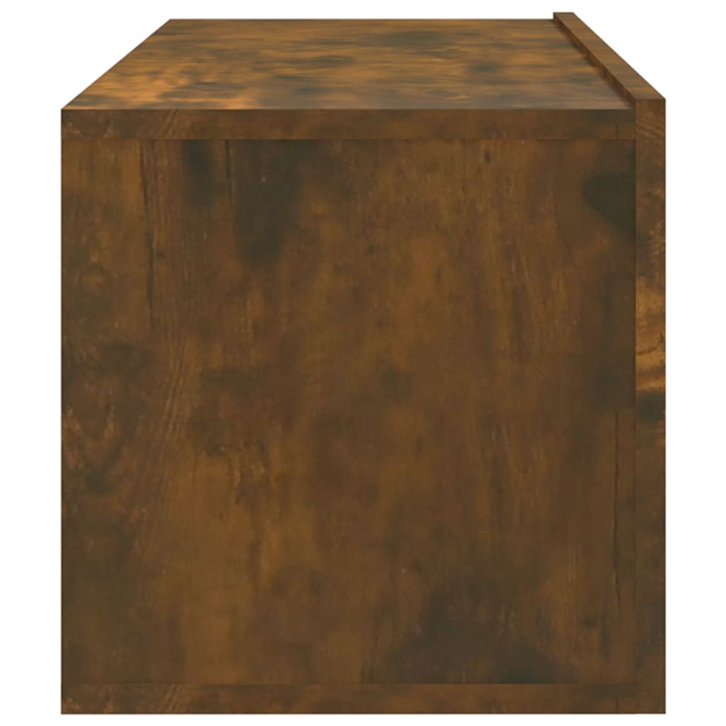 vidaXL Wall TV Cabinets 4 pcs Smoked Oak 100x30x30 cm