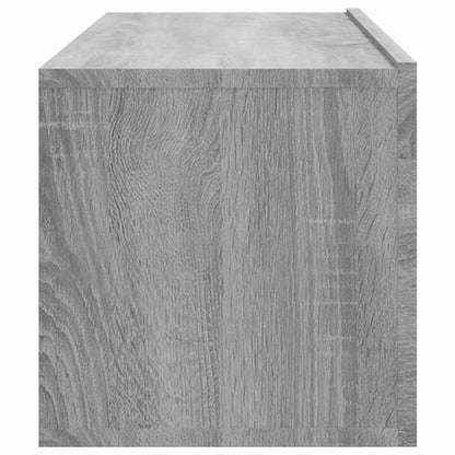 vidaXL 4 Piece Wall-mounted TV Cabinet Set Grey Sonoma 100x30x30 cm