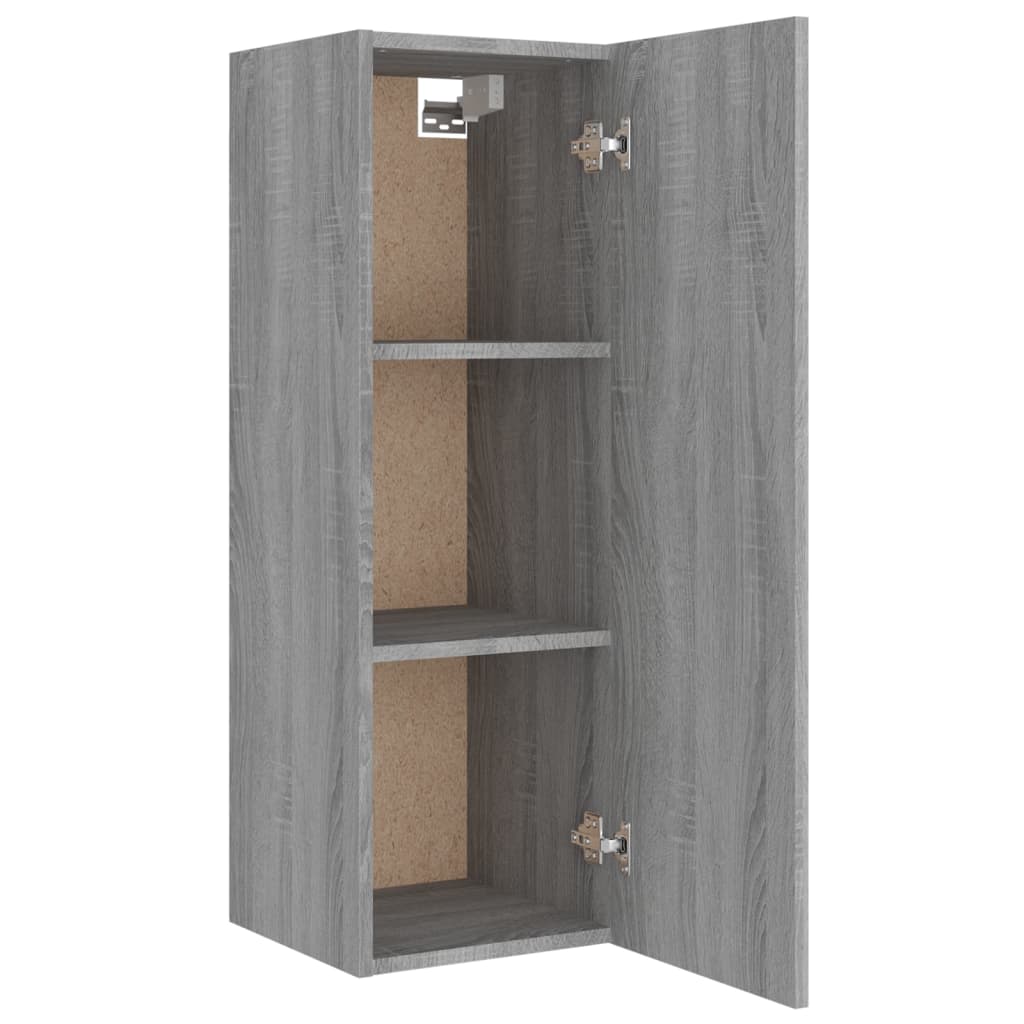 vidaXL 4 Piece TV Cabinet Set Grey Sonoma Engineered Wood