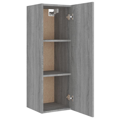 vidaXL 4 Piece TV Cabinet Set Grey Sonoma Engineered Wood