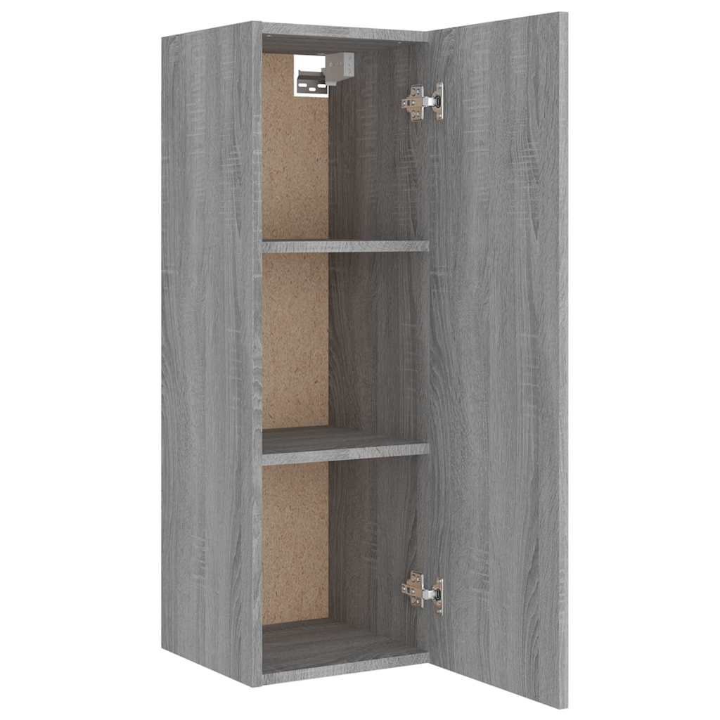 vidaXL 4 Piece TV Cabinet Set Grey Sonoma Engineered Wood