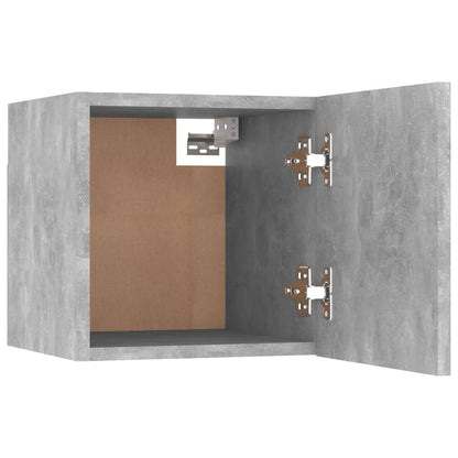 vidaXL 8 Piece TV Cabinet Set Concrete Grey Engineered Wood