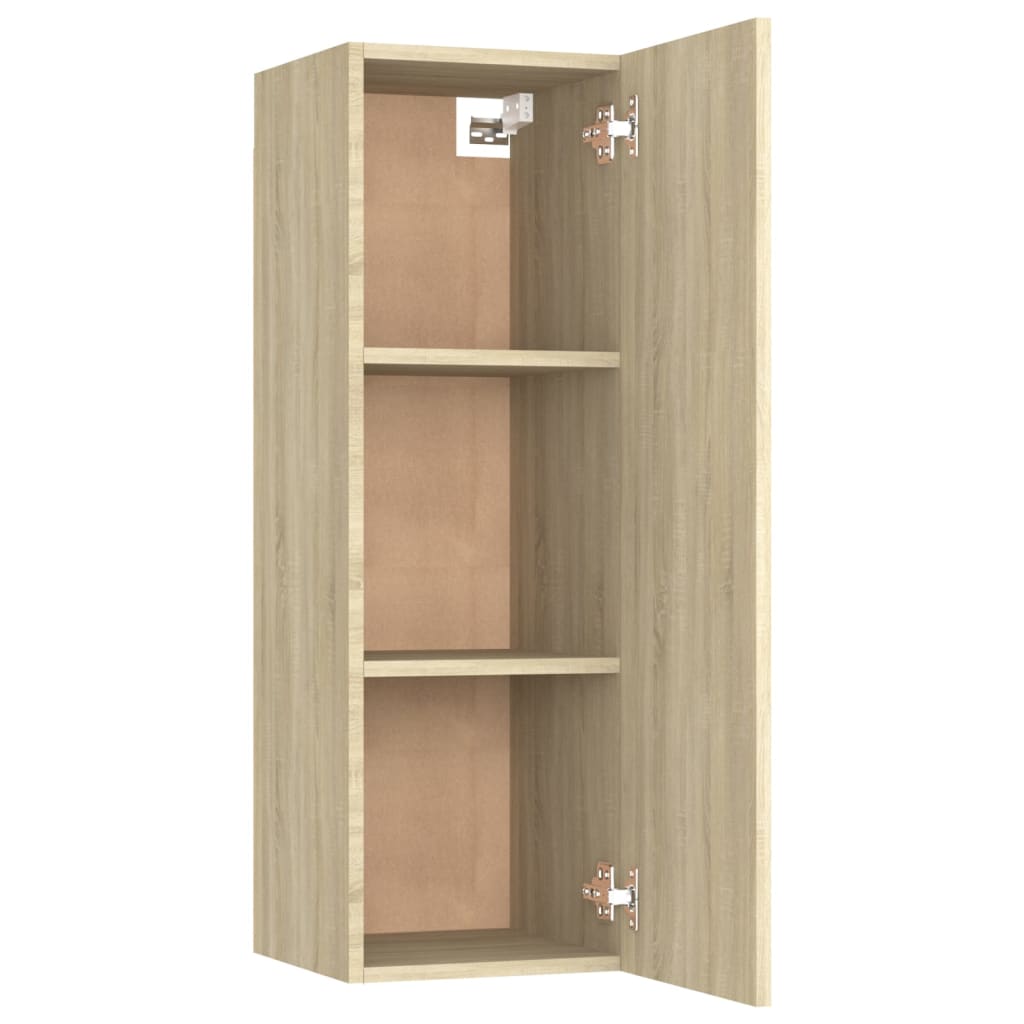 vidaXL 8 Piece TV Cabinet Set Sonoma Oak Engineered Wood