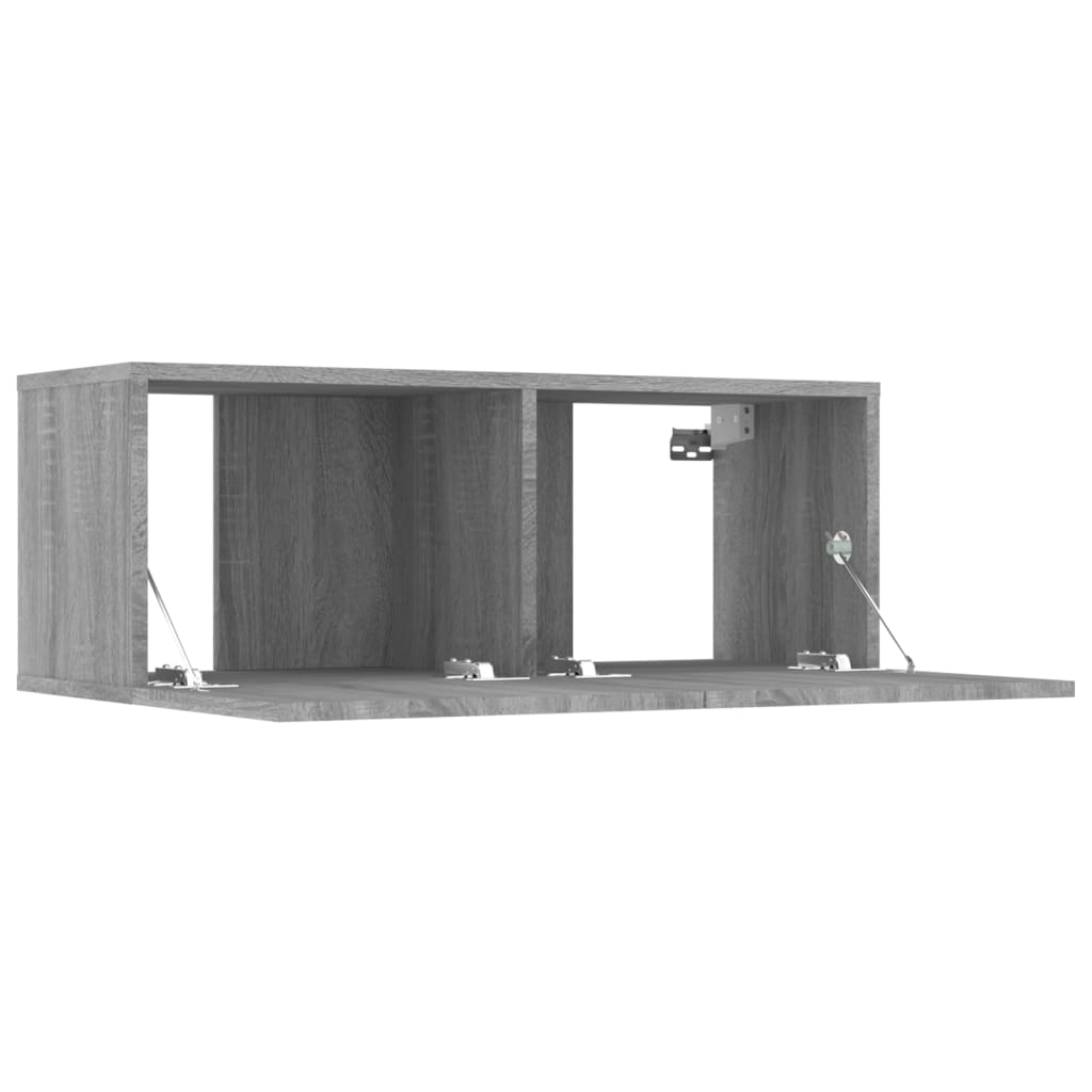 vidaXL 8 Piece TV Cabinet Set Grey Sonoma Engineered Wood