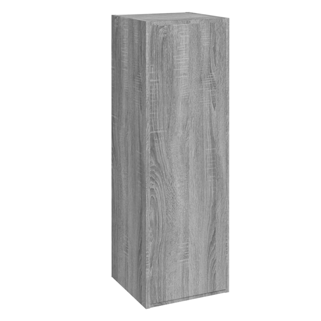 vidaXL 8 Piece TV Cabinet Set Grey Sonoma Engineered Wood