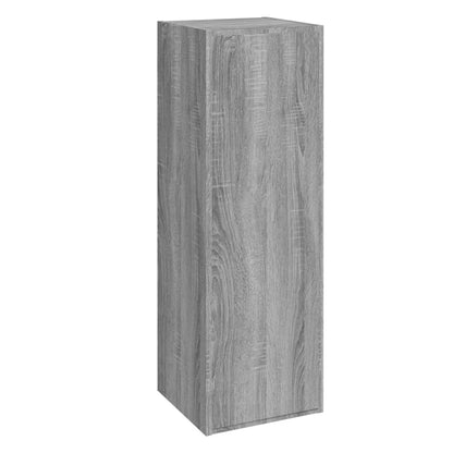 vidaXL 8 Piece TV Cabinet Set Grey Sonoma Engineered Wood
