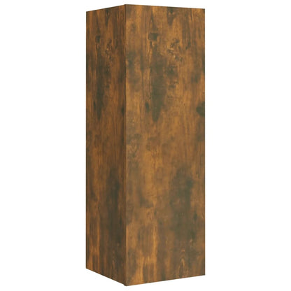vidaXL 8 Piece TV Cabinet Set Smoked Oak Engineered Wood