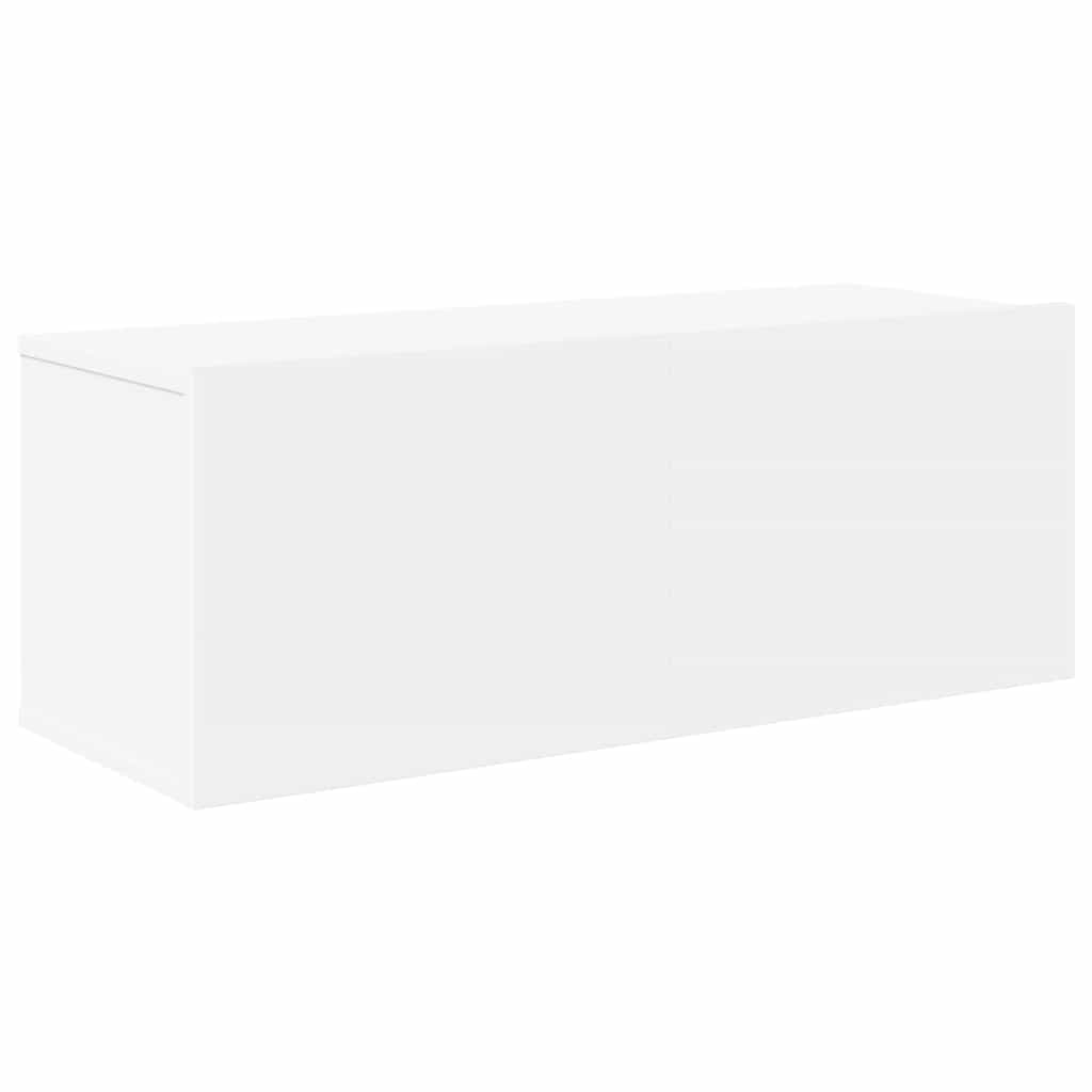 vidaXL 7 Piece TV Cabinet Set White Engineered Wood