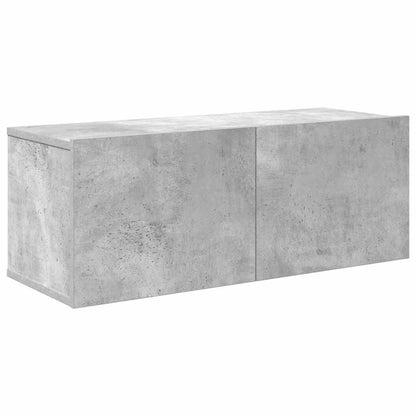 vidaXL 7 Piece TV Cabinet Set Concrete Grey Engineered Wood