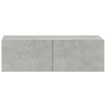 vidaXL 3 Piece TV Cabinet Set Concrete Grey Engineered Wood