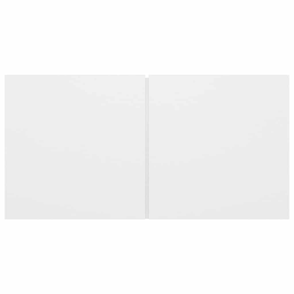 vidaXL 4 Piece TV Cabinet Set White Engineered Wood