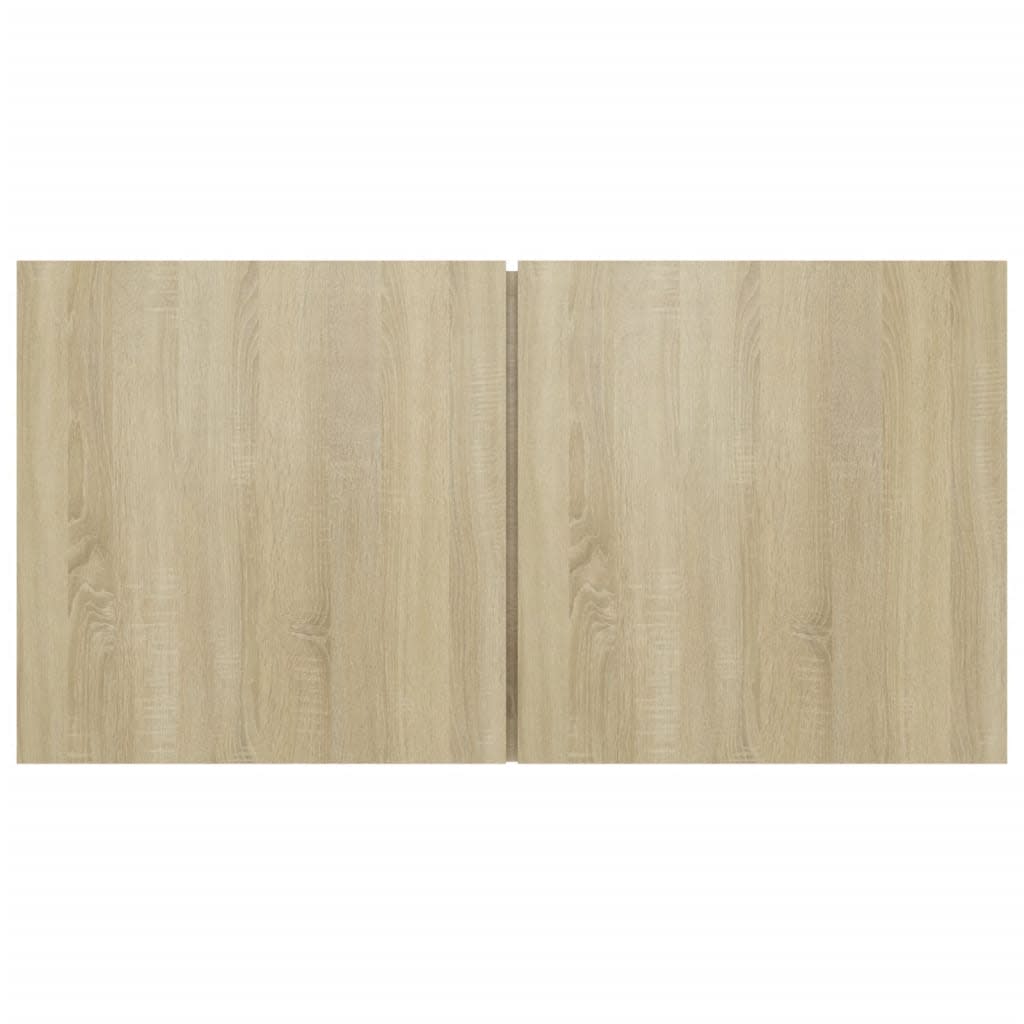 vidaXL 4 Piece TV Cabinet Set Sonoma Oak Engineered Wood