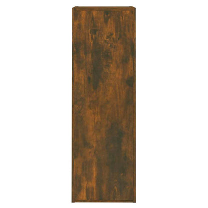 vidaXL 4 Piece TV Cabinet Set Smoked Oak Engineered Wood