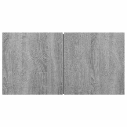 vidaXL 4 Piece TV Cabinet Set Grey Sonoma Engineered Wood