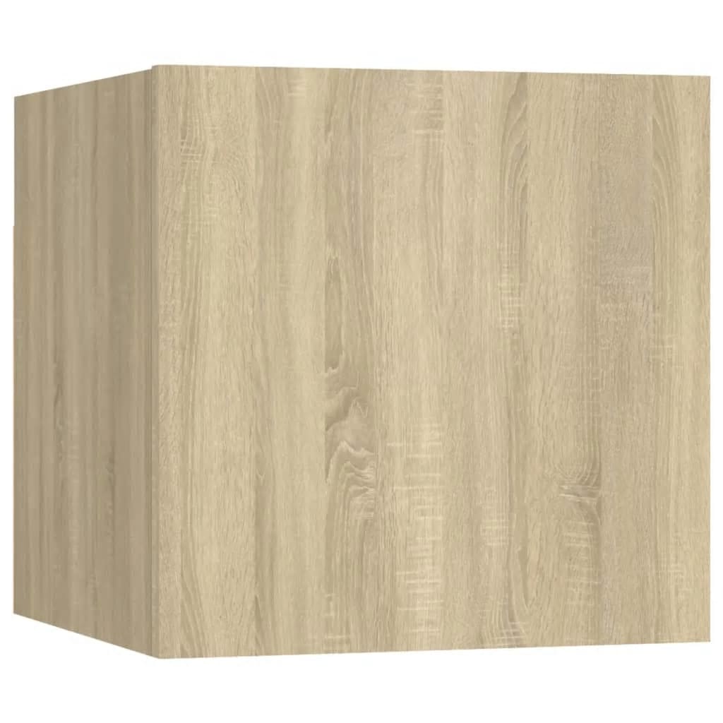 vidaXL 6 Piece TV Cabinet Set Sonoma Oak Engineered Wood