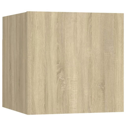 vidaXL 6 Piece TV Cabinet Set Sonoma Oak Engineered Wood