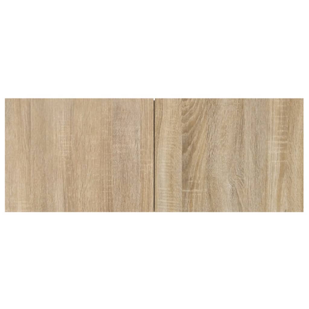 vidaXL 8 Piece TV Cabinet Set Sonoma Oak Engineered Wood