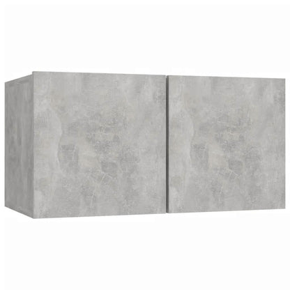 vidaXL 5 Piece TV Cabinet Set Concrete Grey Engineered Wood