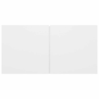 vidaXL 5 Piece TV Cabinet Set White Engineered Wood