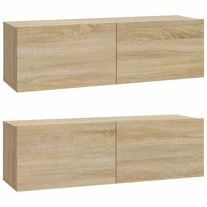vidaXL 5 Piece TV Cabinet Set Sonoma Oak Engineered Wood