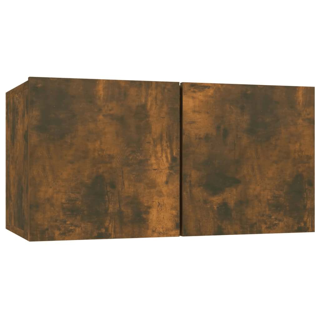 vidaXL 5 Piece TV Cabinet Set Smoked Oak Engineered Wood