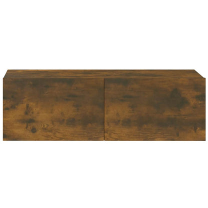 vidaXL 5 Piece TV Cabinet Set Smoked Oak Engineered Wood