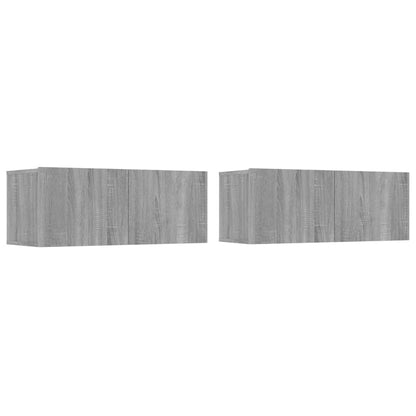 vidaXL 5 Piece TV Cabinet Set Grey Sonoma Engineered Wood