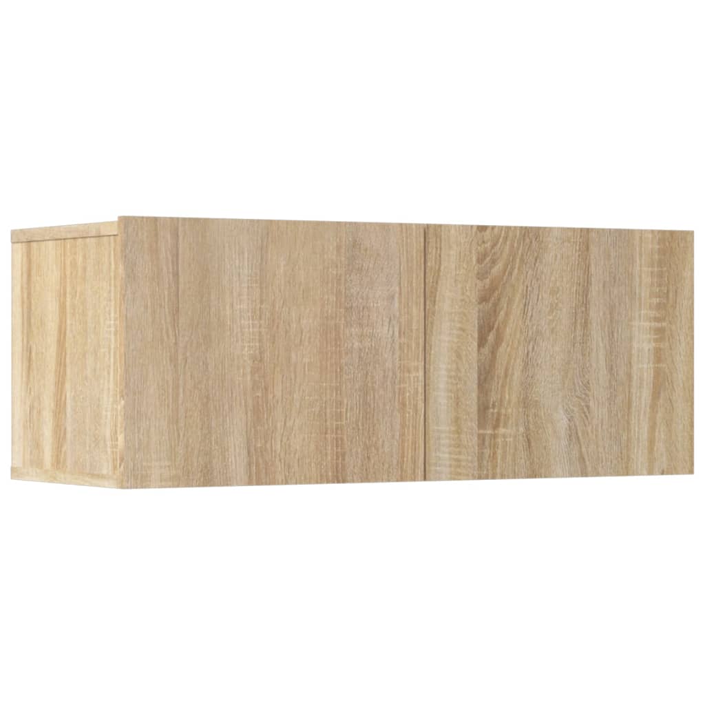 vidaXL 5 Piece TV Cabinet Set Sonoma Oak Engineered Wood