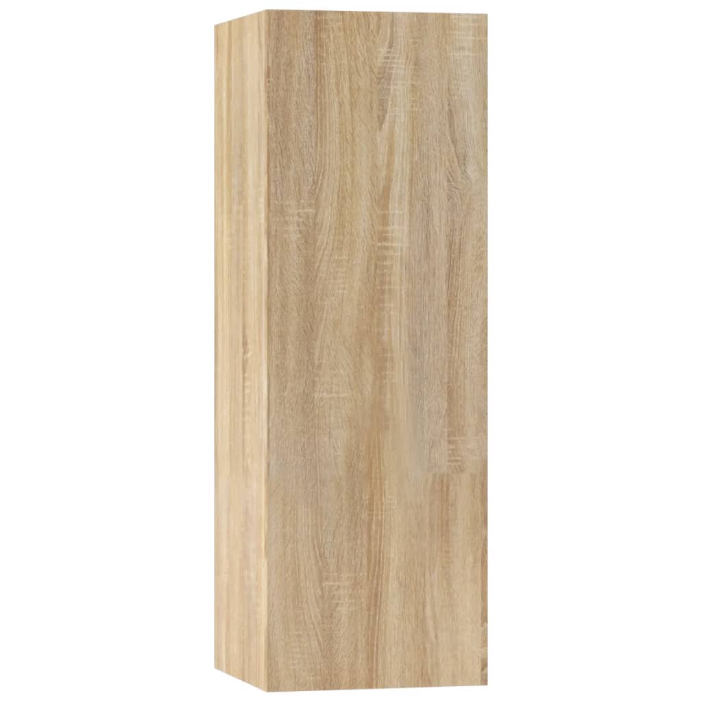 vidaXL 5 Piece TV Cabinet Set Sonoma Oak Engineered Wood