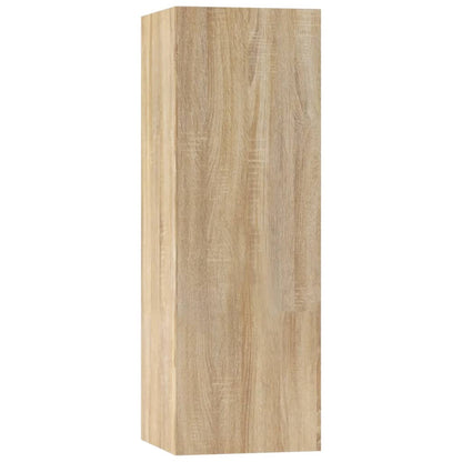 vidaXL 5 Piece TV Cabinet Set Sonoma Oak Engineered Wood