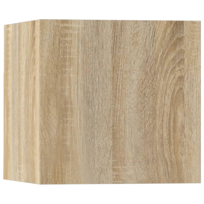 vidaXL 5 Piece TV Cabinet Set Sonoma Oak Engineered Wood
